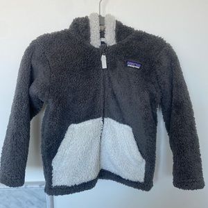 Kids Patagonia Furry Friends Fleece Hooded Jacket - Toddlers